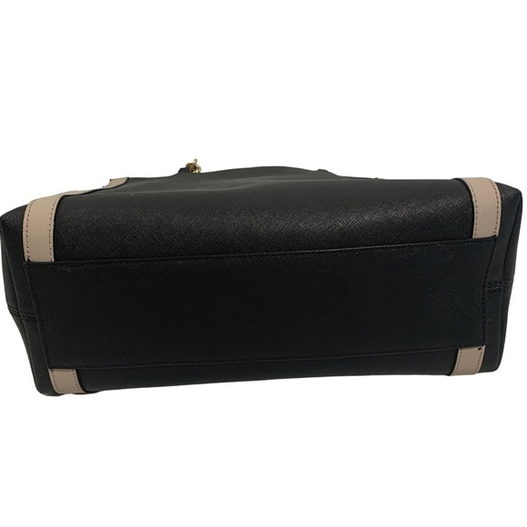 Kate Spade Hazel Court Mason Lacey Black and Gray Bow Handbag Tote Bag - Picture 8 of 12